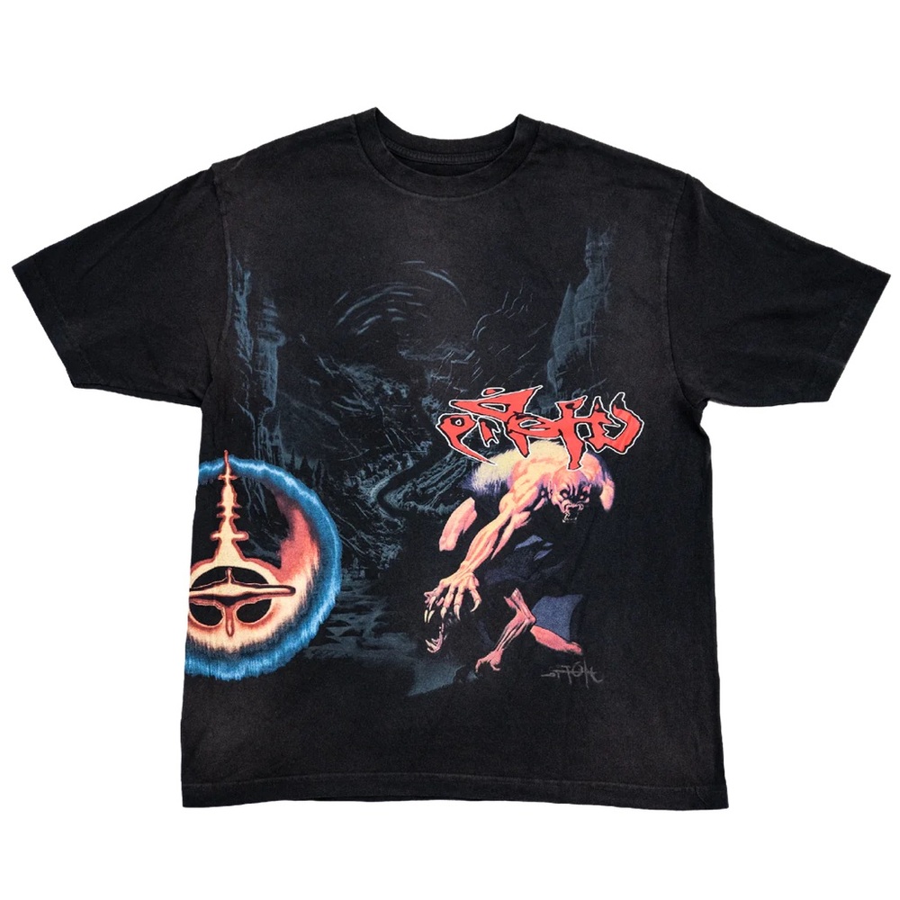 NEW 2023 TRAVIS SCOTT UTOPIA CIRCUS MAXIMUS EURO TOUR S/S BLACK TEE SZ LARGE
